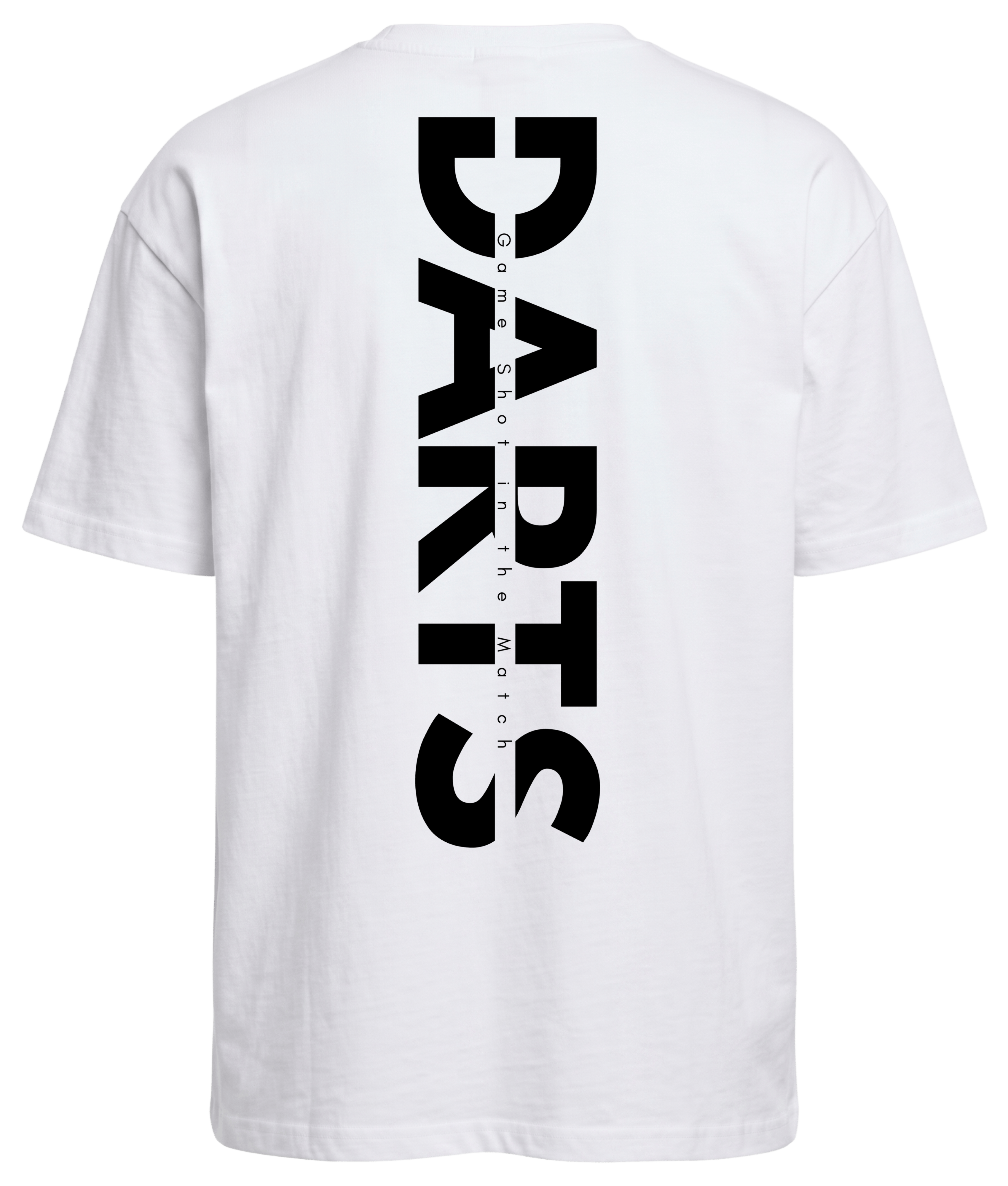 GAME SHOT IN THE MATCH PREMIUM OVERSIZED SHIRT WEIß