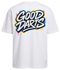 GOOD DARTS PREMIUM OVERSIZED SHIRT WEIß