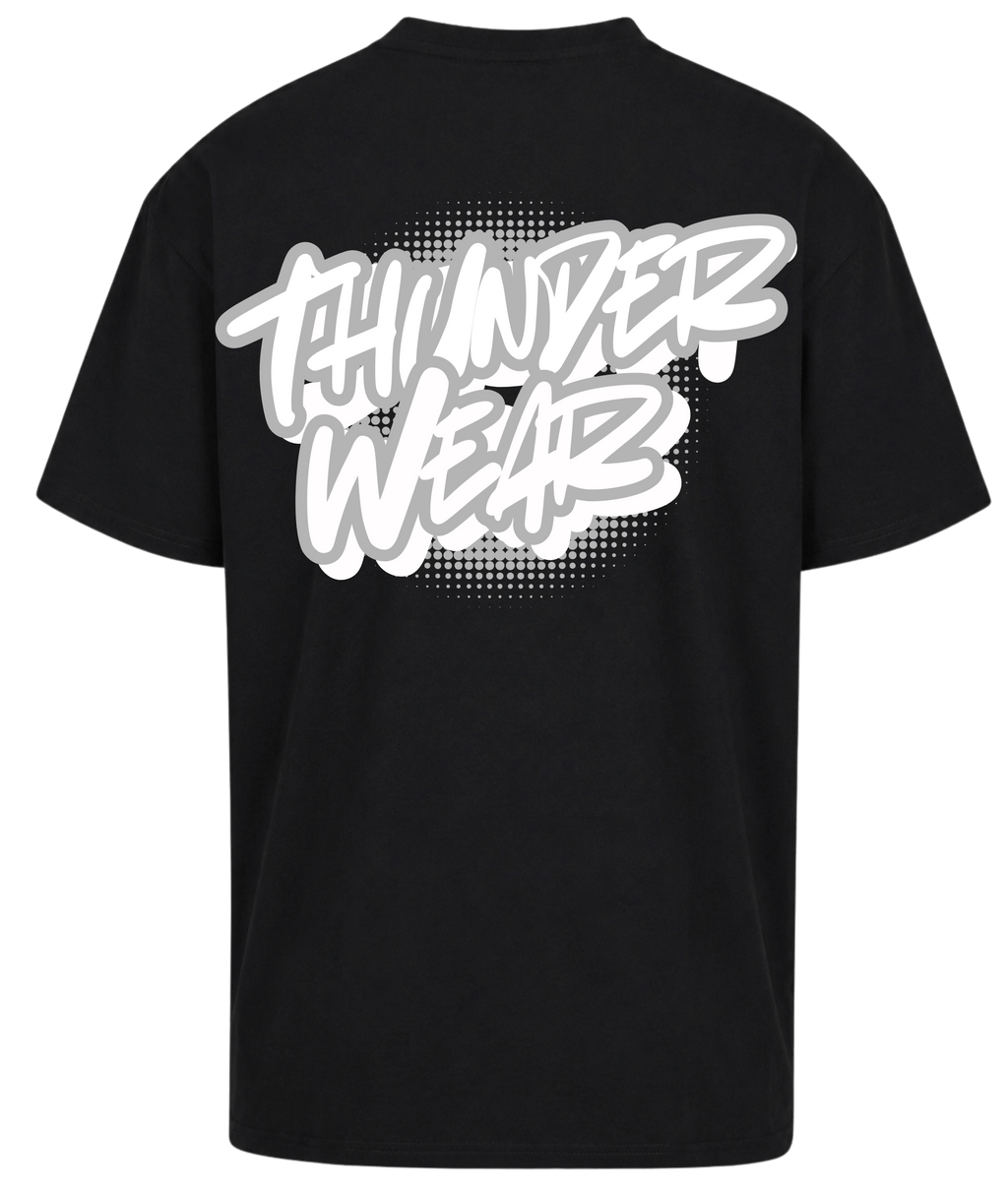 THUNDERWEAR GRAFFITI BOX LOGO PREMIUM OVERSIZED SHIRT